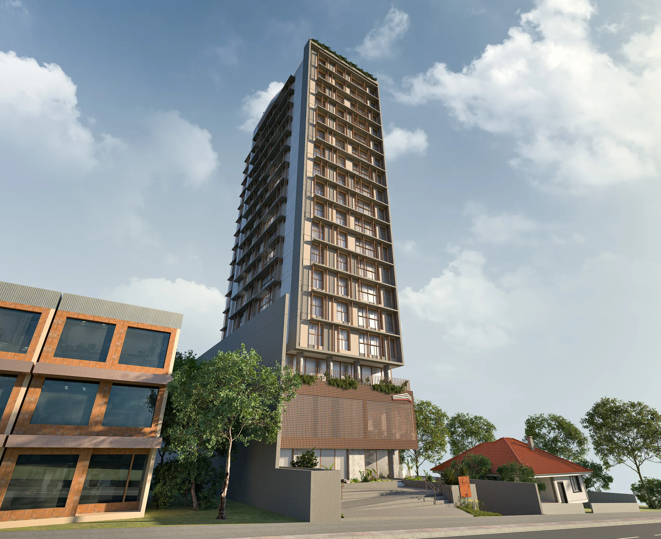 Fachada do Residencial Auraà — vista 3