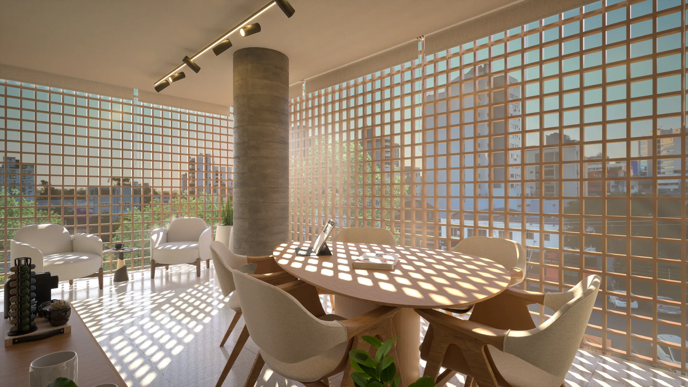 Coworking do Residencial Auraà