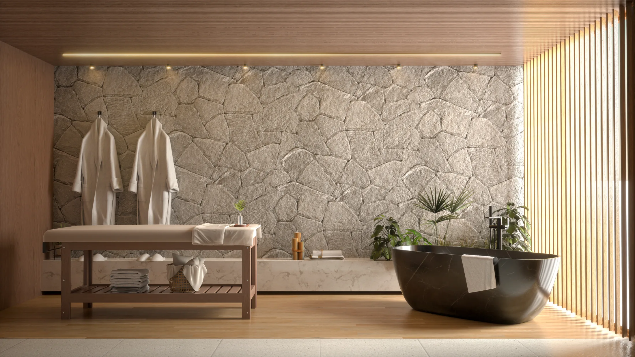 Espaço wellness do Residencial Auraà