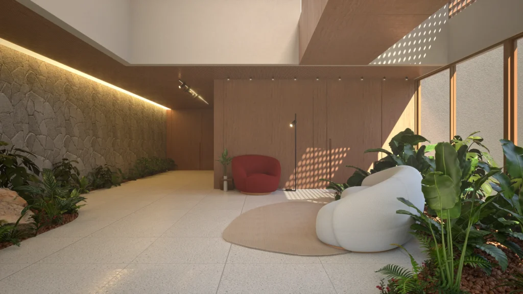Hall do Residencial Auraà — vista 2